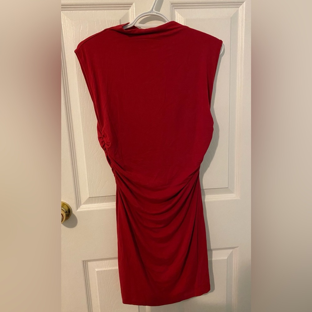 White fox mini dress